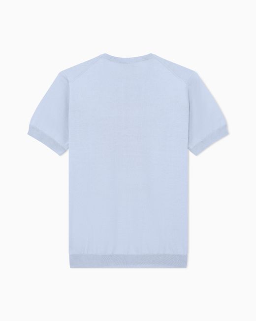 Giorgio Armani Blue Slim-Fit Sweater for men