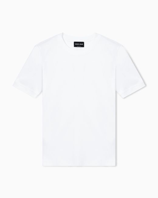 Giorgio Armani White Crew Neck T-Shirt