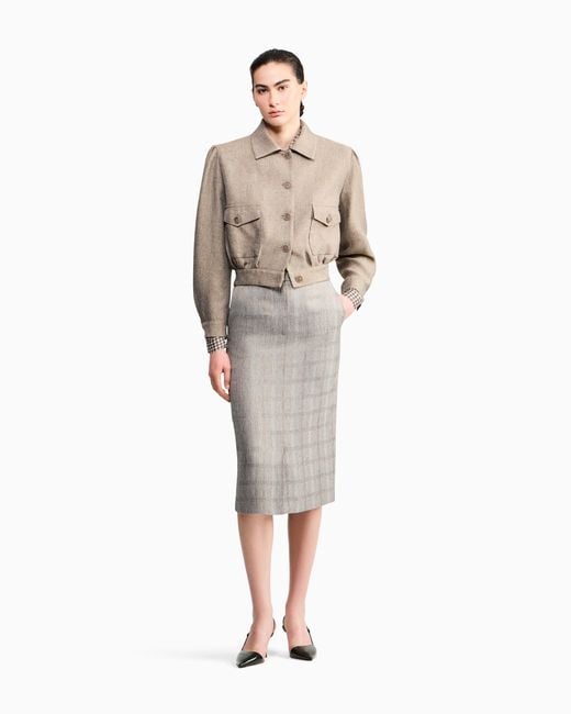 Giorgio Armani Brown Armani/Archivio Ss1983 Blouson