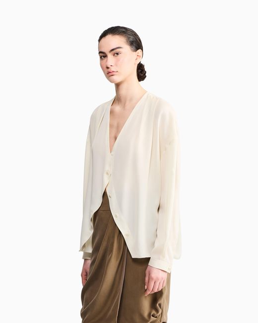 Giorgio Armani White Armani/Archivio Ss1990 Blouse