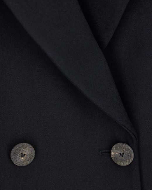 Giorgio Armani Blue Double-Breasted Blazer