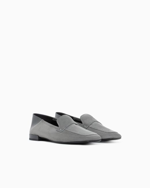 Giorgio Armani White Loafer
