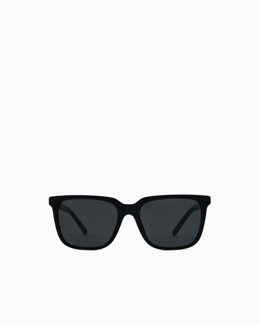 Giorgio Armani Black Pillow Sunglasses for men