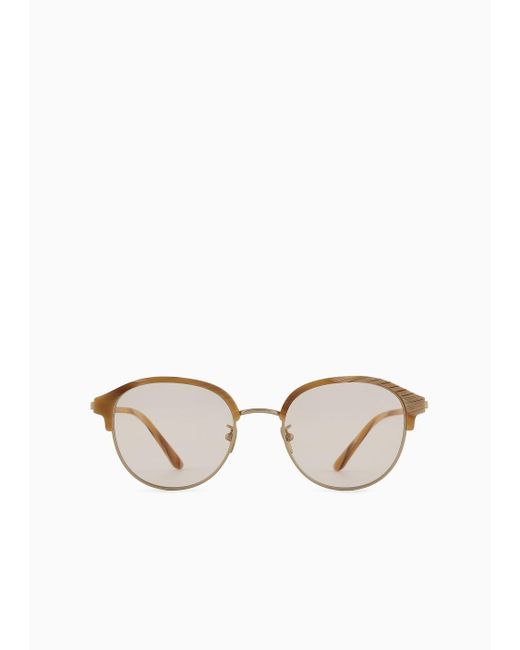 Giorgio Armani Multicolor Panto Sunglasses for men