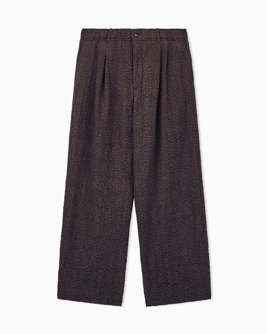 Giorgio Armani Purple Oversized Trousers for men