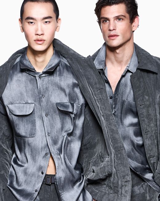 Giorgio Armani Blue Blouson for men