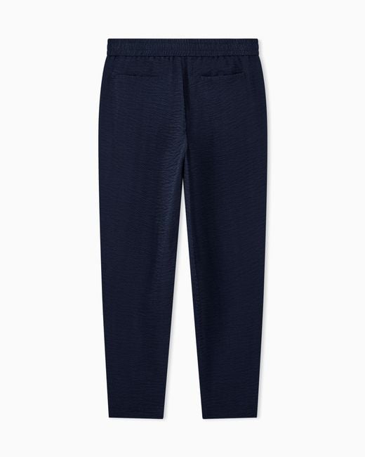 Giorgio Armani Blue Trousers Regular Fit for men