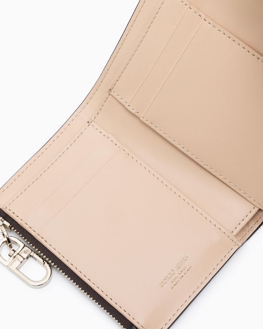 Giorgio Armani White Trifold Wallet