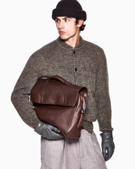 Giorgio Armani Blue Docker Hat for men