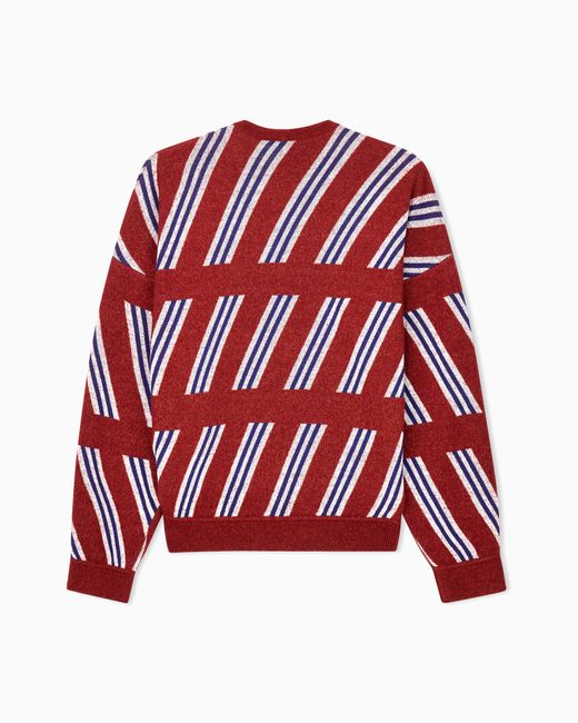 Giorgio Armani Red Armani/Archivio Ss1981 Crew-Neck Jumper for men