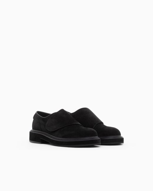 Giorgio Armani Black Slippers for men
