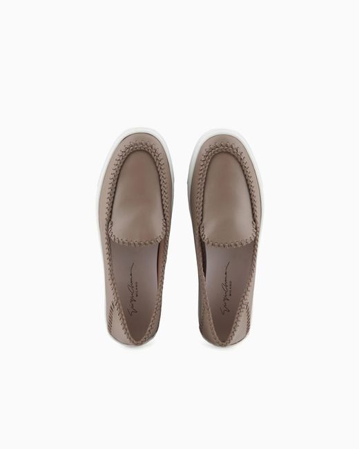 Giorgio Armani White Slip Shoe