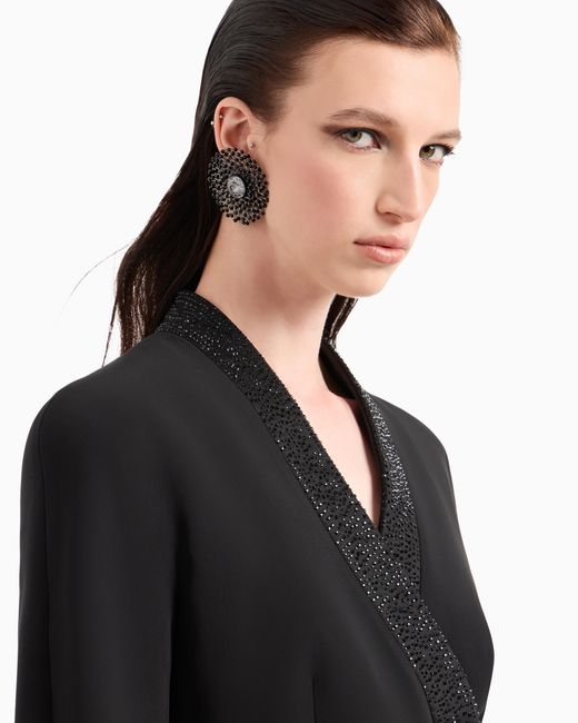 Giorgio Armani Blue Single-Breasted Jacket