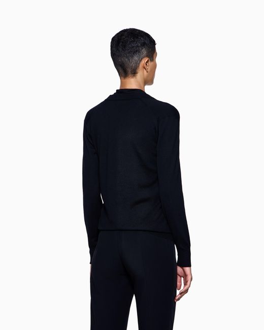 Giorgio Armani Blue Pure Cashmere Long Cardigan