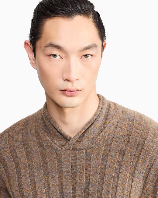 Giorgio Armani Black Sweater Regular Fit for men