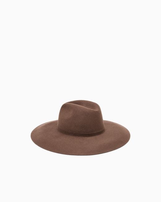 Giorgio Armani Brown Classic Hat