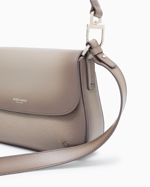 Giorgio Armani Gray Small La Prima Soft Bag