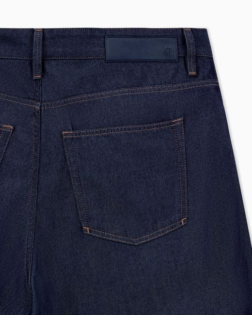 Giorgio Armani Blue Five-Pocket Trousers for men