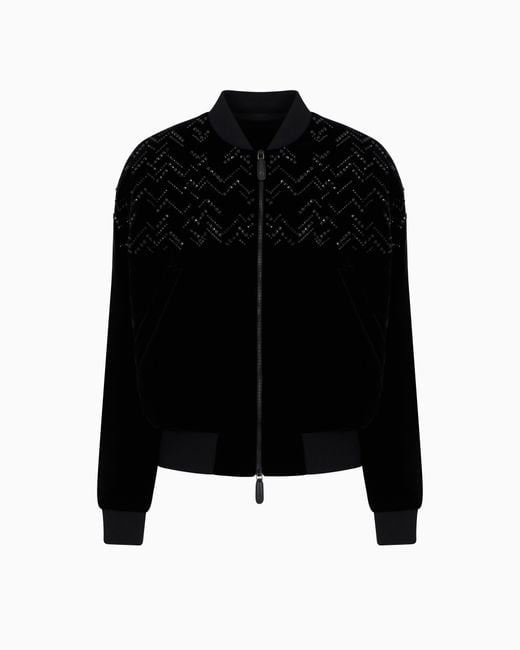 giorgio-armani-black-Blouson-