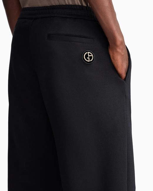 Giorgio Armani Black Trouser Regular Fit for men