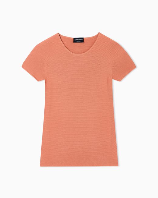 Giorgio Armani Pink Crew Neck Jumper