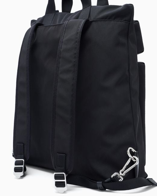 Giorgio Armani Black Convertible Shopper Bag for men