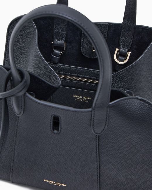 Giorgio Armani Blue Small Tote Bag