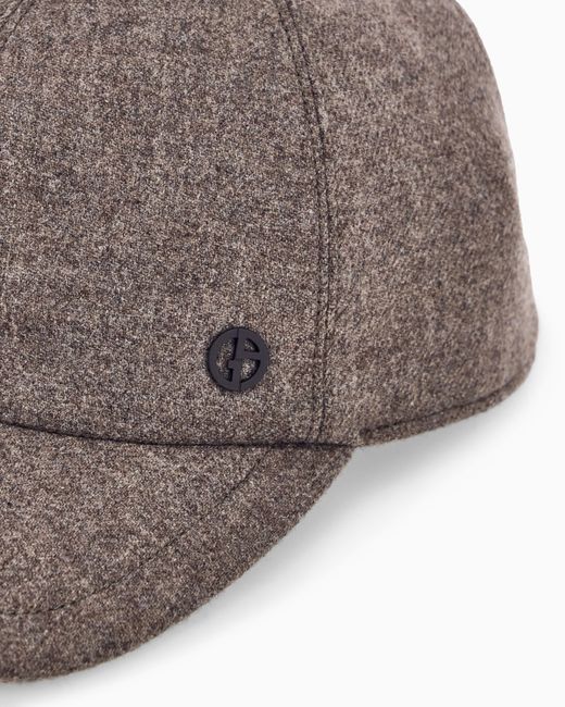 Giorgio Armani Brown Baseball Hat for men