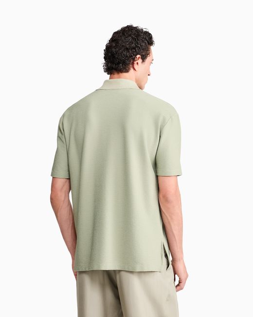 Giorgio Armani Green Polo Shirt Regular Fit for men