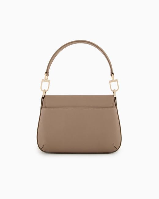 Giorgio Armani White Small La Prima Soft Bag