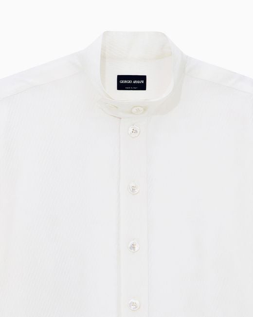 Giorgio Armani White Shirt Regular Fit for men