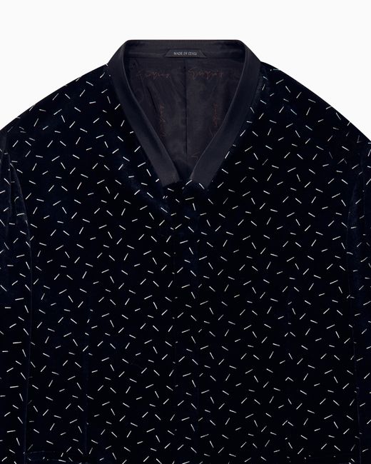 Giorgio Armani Blue Regular Fit Blazer Giorgio's for men