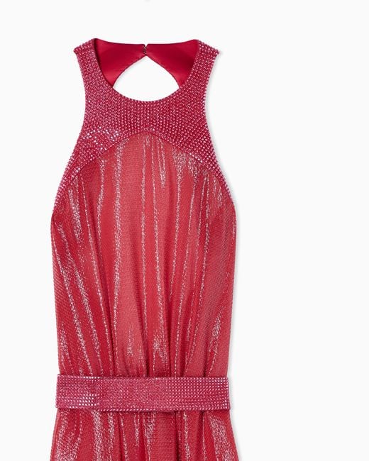 Giorgio Armani Red Long Dress