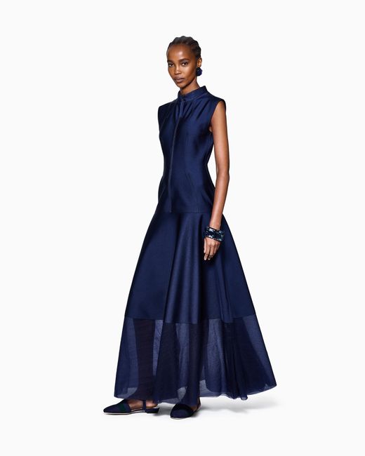 Giorgio Armani Blue Long Dress