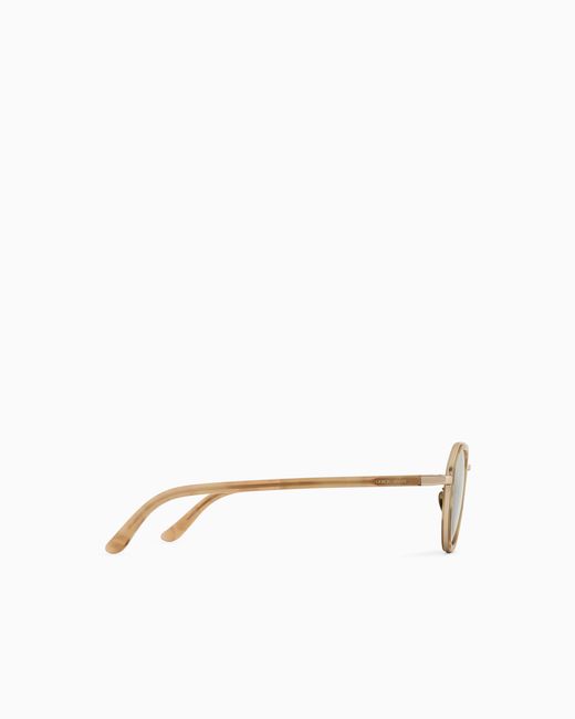 Giorgio Armani Multicolor Round Sunglasses for men