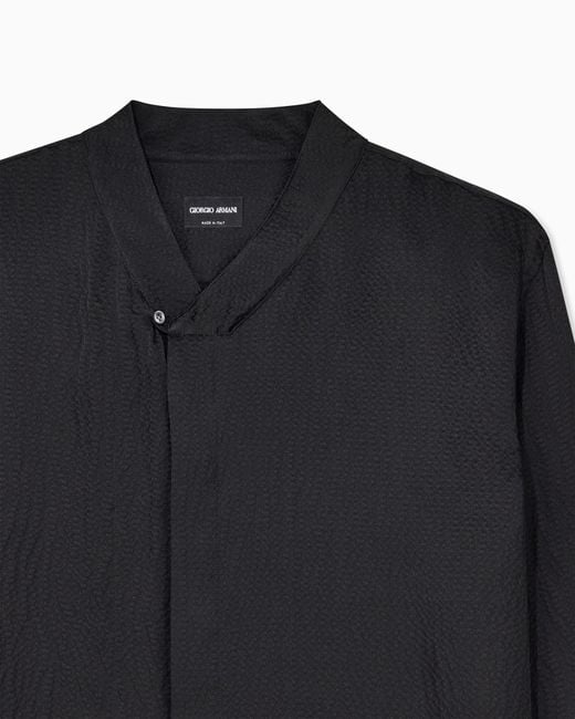 Giorgio Armani Blue Shirt Regular Fit for men