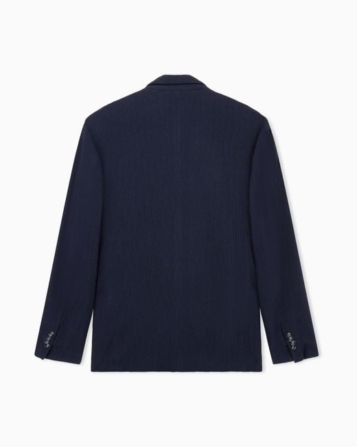 Giorgio Armani Blue Blazer Regular Fit for men