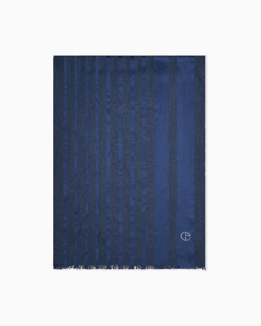 Giorgio Armani Blue Stole for men