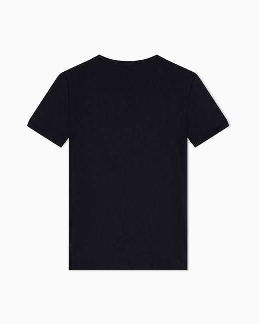 Giorgio Armani Black Pure Cashmere T-Shirt