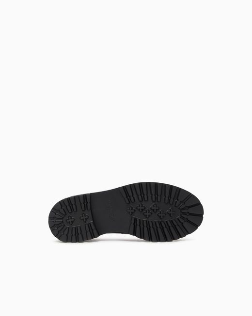 Giorgio Armani White Nappa Leather Loafers for men