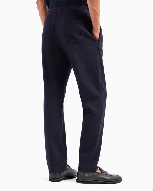 Vicuña Pantaloni di Giorgio Armani in Blue da Uomo