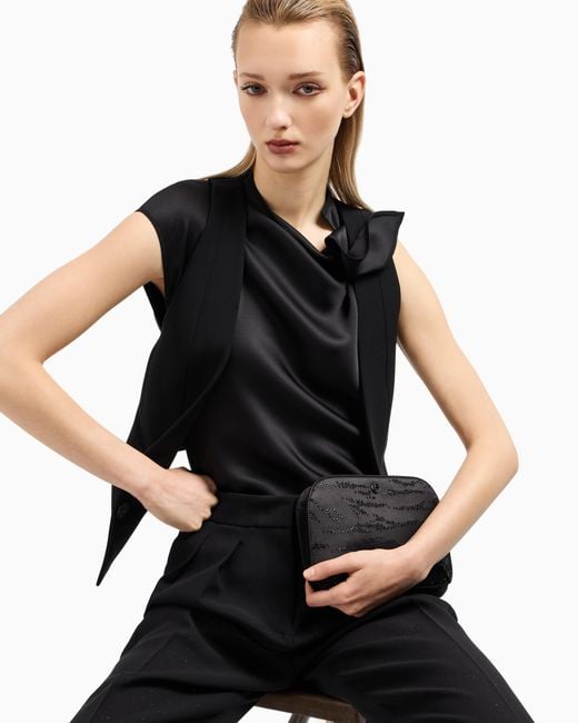 Giorgio Armani Black Blouse