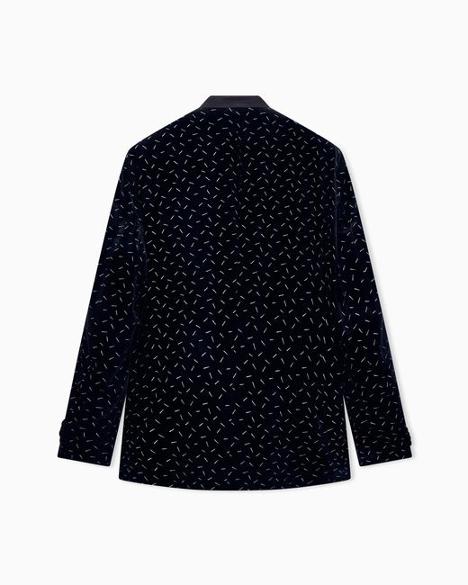Giorgio Armani Blue Regular Fit Blazer Giorgio's for men