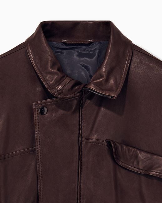Giorgio Armani Purple Blouson Jacket Oversized for men