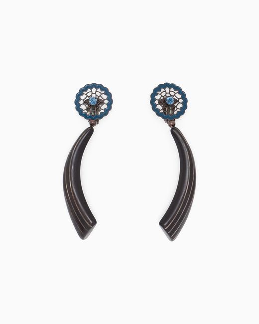 Giorgio Armani Blue Earrings