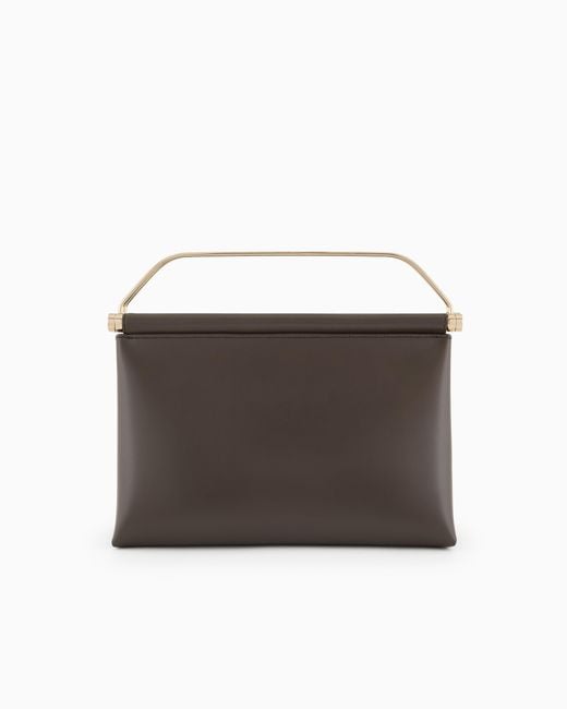 Giorgio Armani Brown Top Handle Bag