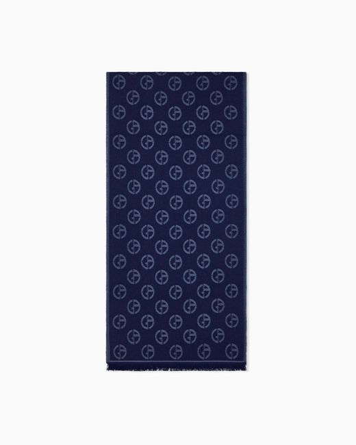 Giorgio Armani Blue Stole for men