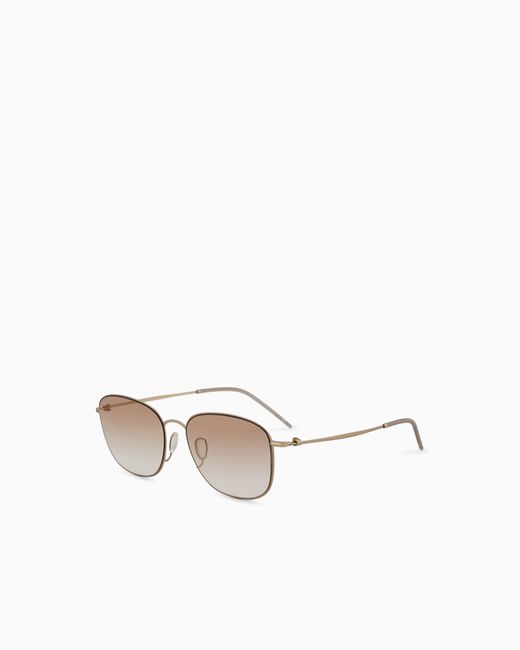 Giorgio Armani White Pillow Sunglasses for men