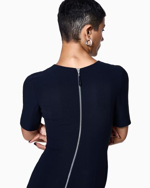 Giorgio Armani Black Silk Tube Dress