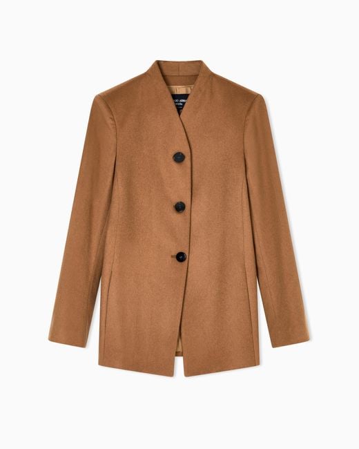 Giorgio Armani Brown Single-Breasted Jacket